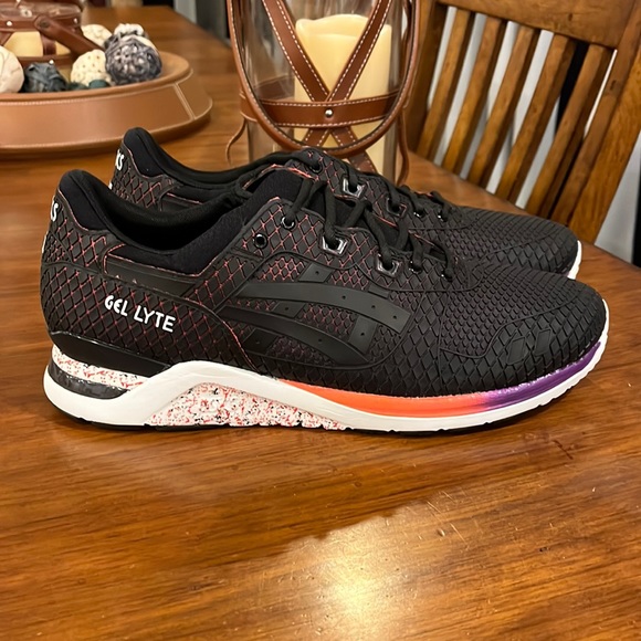 ASICS Gel Lyte Evo Samurai Pack Shoes Sneakers new black HN543 9090 Mens Sizes - Picture 3 of 13